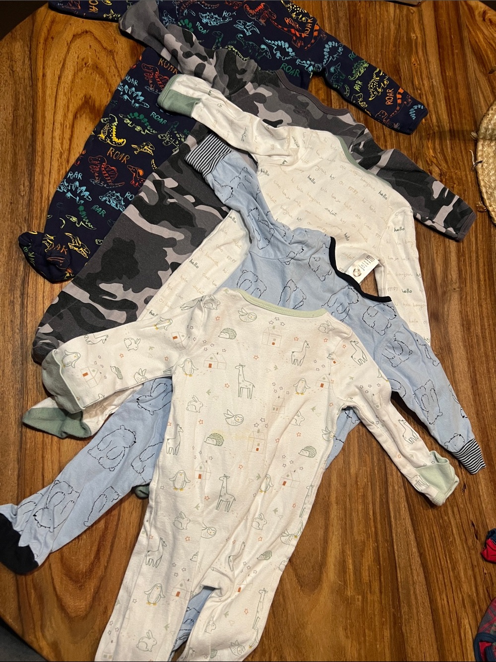 cloud island White and Light Green Infant Bodysuit - Picture 9 of 9